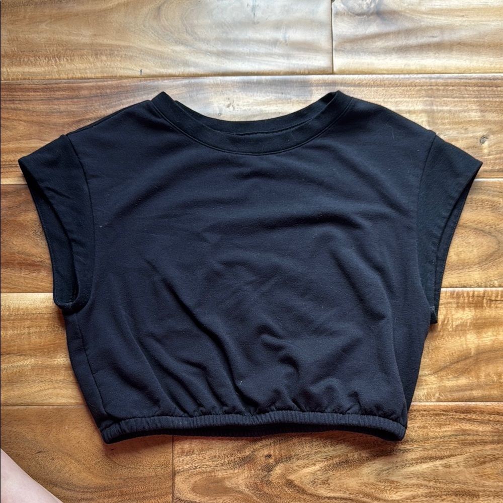 ALO Yoga Black Crop Top